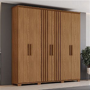 Roupeiro 06 Portas Avila - Ref. D333-128 - Nature - Móveis Henn