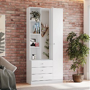 Roupeiro Multiuso Doha - D332-10 - Branco - Moveis Henn