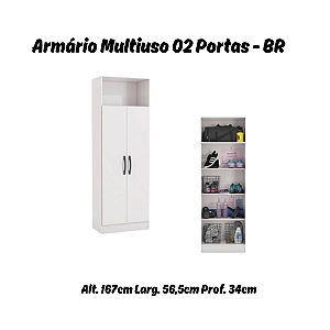 Armario Multiuso - Ref. N408 - Branco - Kappesberg