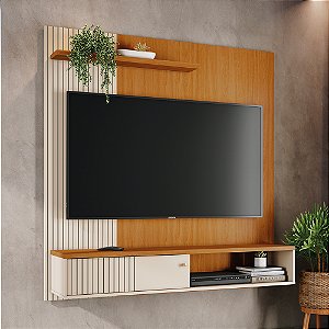 Painel Suspenso Aurora Ref. 291139 - Cinamomo/Off White - Madetec