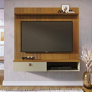 Painel Suspenso Iris Ref. 292140 - Cumaru/Off White - Madetec