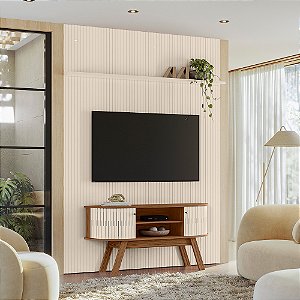 Composição Piso-Teto Silverstone - Ref. 762130 - Naturale/Off White - Madetec