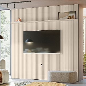 Painel Suspenso Piso-Teto Guaporé - Ref. 465026 - Off White - Madetec