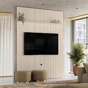 Painel Suspenso Piso-Teto Interlagos - Ref. 464026 - Off White - Madetec