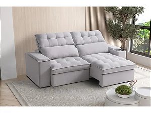 Sofá Retratil e Reclinável Blazer 230cm - Estofados Rincão