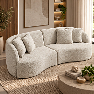 Sofá Living Horus 224cm - Rincão Estofados