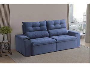 Sofá Retratil e Reclinável Linea 230cm - Estofados Rincão