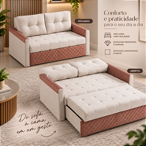 Sofa Cama Omega Casal - Rincão Estofados