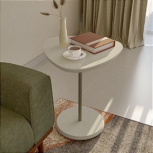 Mesa de Apoio Bel Alta - Off White - Artely Móveis