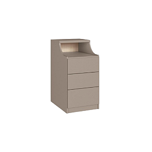 Modulo Mesa de Cabeceira - 4201A - Niquel - Linha Elegance - Moveis Castro