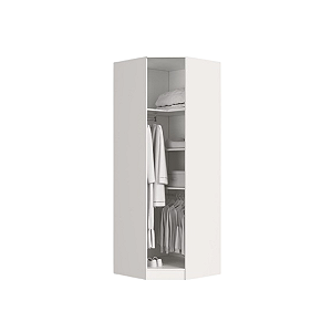 Módulo Canto Obliquo - Linha Closet - 09CL - Branco - Móveis Castro