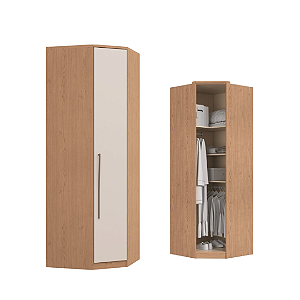 Módulo Canto Obliquo - Linha Elegance - 4209A - Angelin/Blanc - Móveis Castro