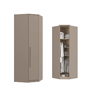 Módulo Canto Obliquo - Linha Elegance - 4209A - Niquel - Móveis Castro