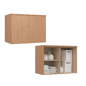 Módulo Aéreo 02 Portas Elegance - 4254A - Angelin - Móveis Castro