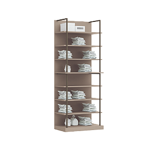 Conjunto Módulo Prateleiras - 6311M - Duna - Linha Smart Tube - Móveis Castro