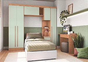 Dormitório Modulado 05 pçs - Linha Infinity - Moveis Castro