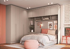 Dormitório Modulado 02 pçs - Linha Infinity - Moveis Castro