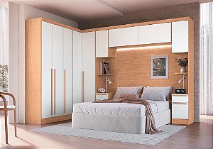 Dormitório Modulado 05 pçs - Linha Infinity - Moveis Castro
