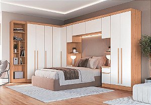 Dormitório Modulado 07 pçs - Linha Infinity - Moveis Castro