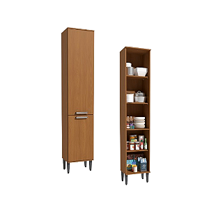 Paneleiro 02 Portas - Ref. T724 - Canela - Linha Linna - Kappesberg