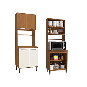 Torre Quente 01 Forno - Ref. T726 - Canela/Off White - Linha Linna - Kappesberg