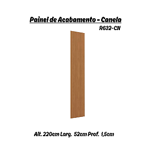 Painel de Acabamento - Ref. R632 - Canela - Linha Vibra - Kappesberg