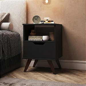 Mesa de Cabeceira - MB 1106 - Preto - Movelbento
