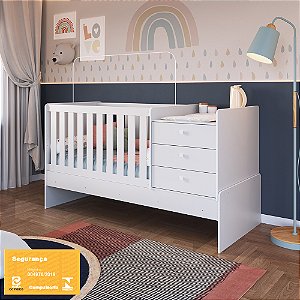 Berço Cama Multifuncional - Branco - Completa Móveis