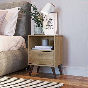 Mesa de Cabeceira 01 Gaveta - Avieiro - Completa Móveis