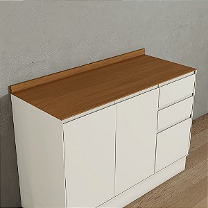 Tampo p/ Balcão 120cm - Ref. C922-214 - Cinamomo - Móveis Henn