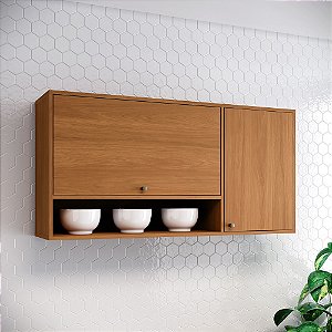 Aéreo 02 Portas 120cm - Ref. C582-214 - Cinamomo - Linha Venaly - Móveis Henn