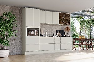 Cozinha Modulada 05 Pçs - Areia - Linha Fineze - Móveis Henn