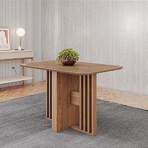 Mesa Retangular Dinah 120cm - Ref. SC152-128 - Nature - Móveis Henn