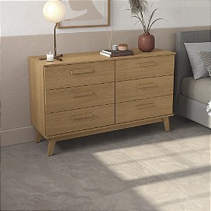 Cômoda 06 Gavetas - Ref. T268 - Canela - Kappesberg