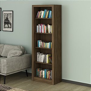Estante Multiuso Livreiro - ME4104 - Nogal - Tecno Mobili