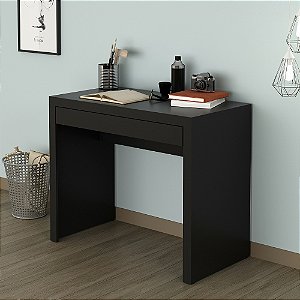 Mesa Escrivaninha c/ Gaveta - ME4107 - Preto - Tecno Mobili