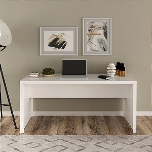Mesa Escrivaninha - ME4109 - Branco - Tecno Mobili