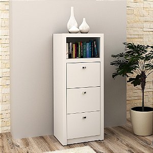 Balcão Gaveteiro Alto - ME4118 - Branco - Tecno Mobili