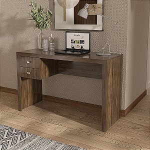 Mesa Escrivaninha c/ Gaveta - ME4123 - Nogal - Tecno Mobili
