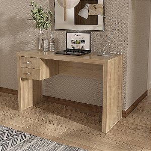 Mesa Escrivaninha c/ Gaveta - ME4123 - Amendoa - Tecno Mobili