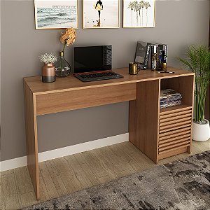 Mesa Escrivaninha c/ Gaveta - ME4174 - Amendoa - Tecno Mobili
