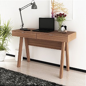 Mesa Escrivaninha c/ Gaveta - ME4128 - Amendoa - Tecno Mobili