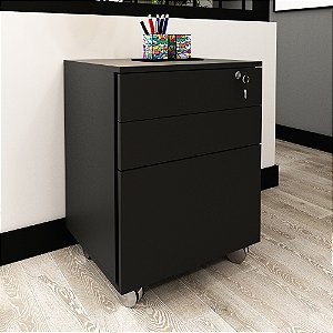 Balcão Gaveteiro - ME4148 - Preto - Tecno Mobili