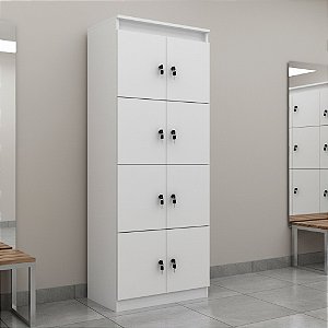Armário Guarda Volume - ME4202 - Branco - Tecno Mobili
