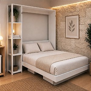 Cama Articulada Casal - CM8014 - Branco - Tecno Mobili