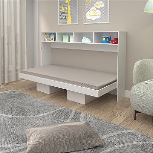 Cama Articulada Solteiro - CM8020 - Branco - Tecno Mobili