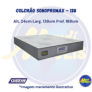 Colchão de Espuma Sonopromax 1,38 (Casal) - Gazin