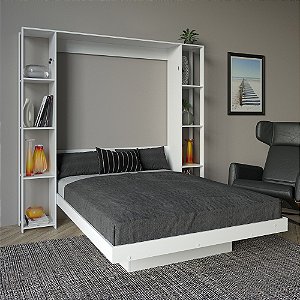 Cama Articulada Casal - CM8040 - Branco - Tecno Mobili