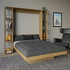 Cama Articulada Casal - CM8040 - Amendoa - Tecno Mobili