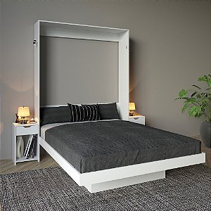 Cama Articulada Casal - CM8041 - Branco - Tecno Mobili